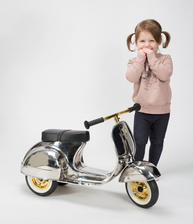 PRIMO Ride On Kids Toy DELUXE Stainless Steel (Limited Edition) - Ambosstoys