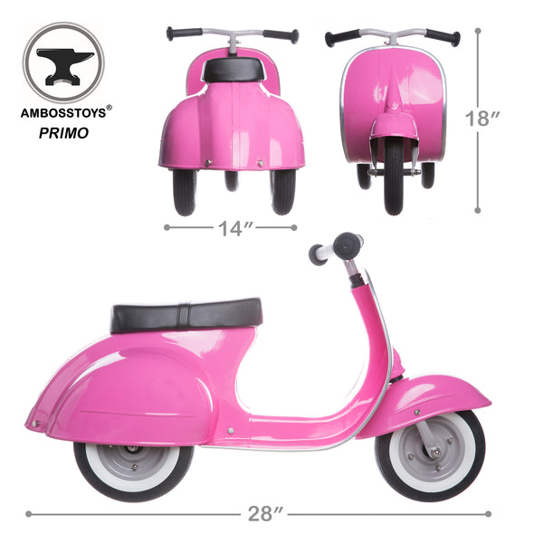 PRIMO Ride On Kids Toy Classic (Pink) - Ambosstoys